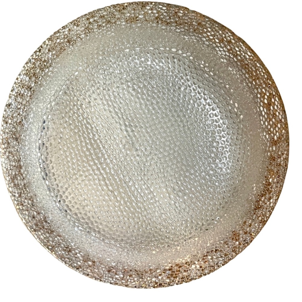 Gold trimmed Serving Bowl